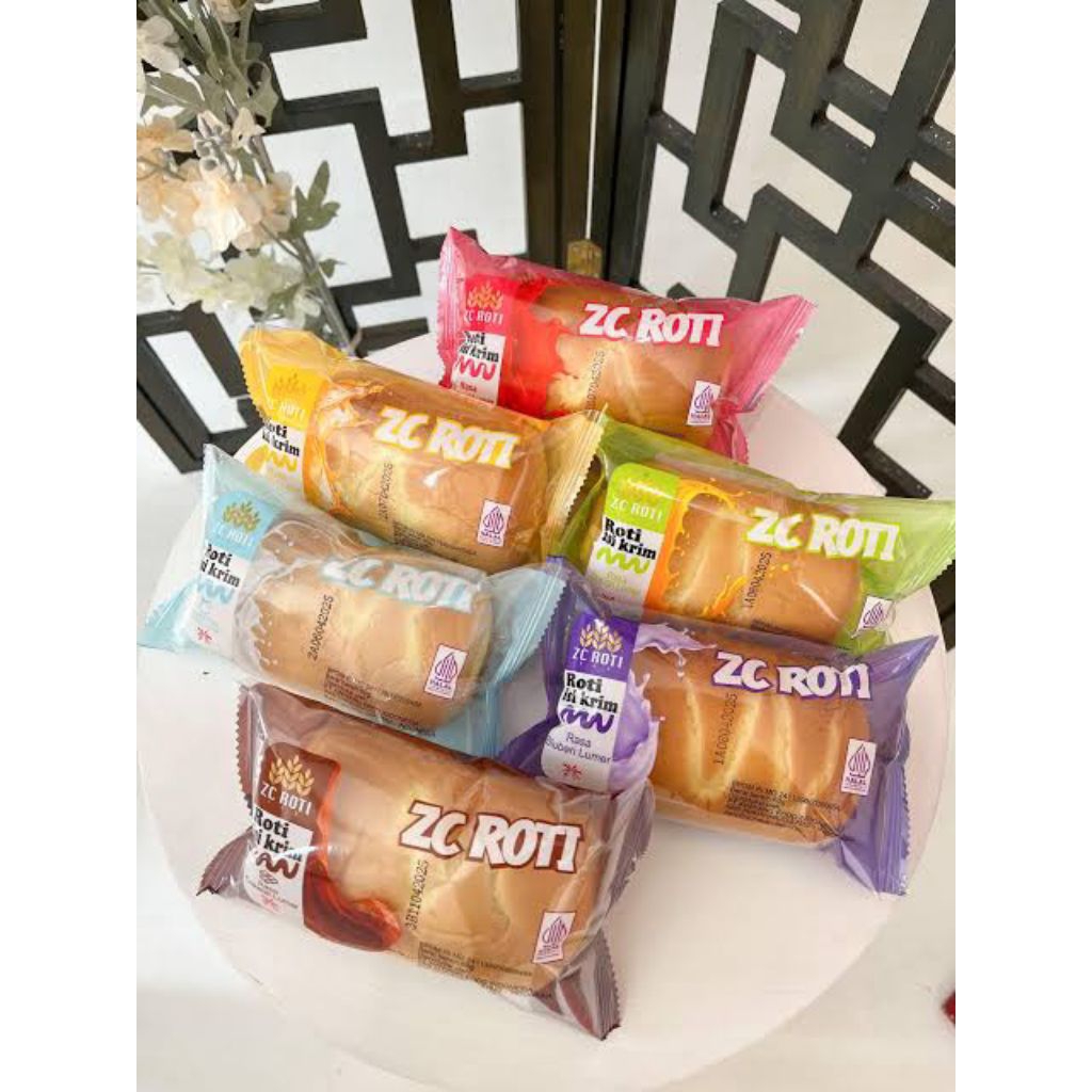 ZC Roti Roti Panjang Isi Krim Lumer All Variant 65g 1 Pcs