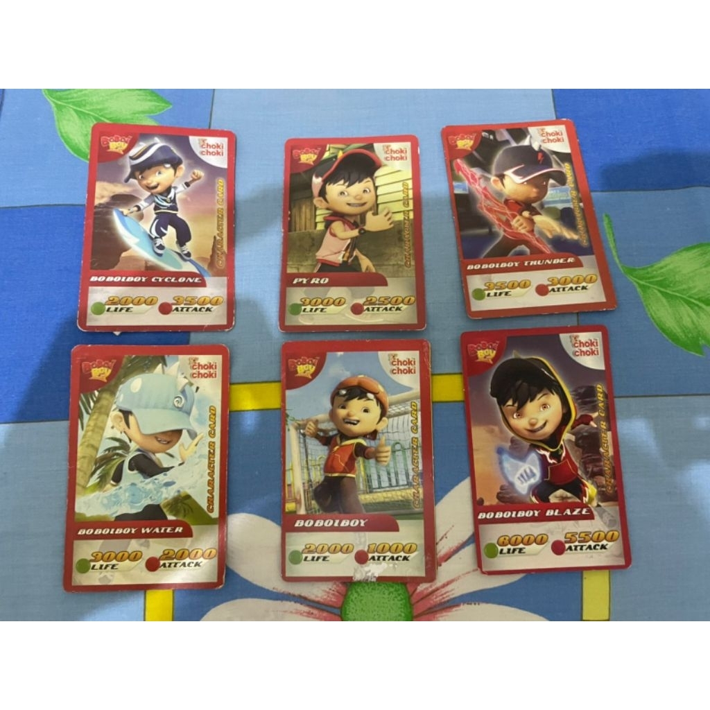 Kartu/Card Choki Choki Boboiboy 2015 AR Original