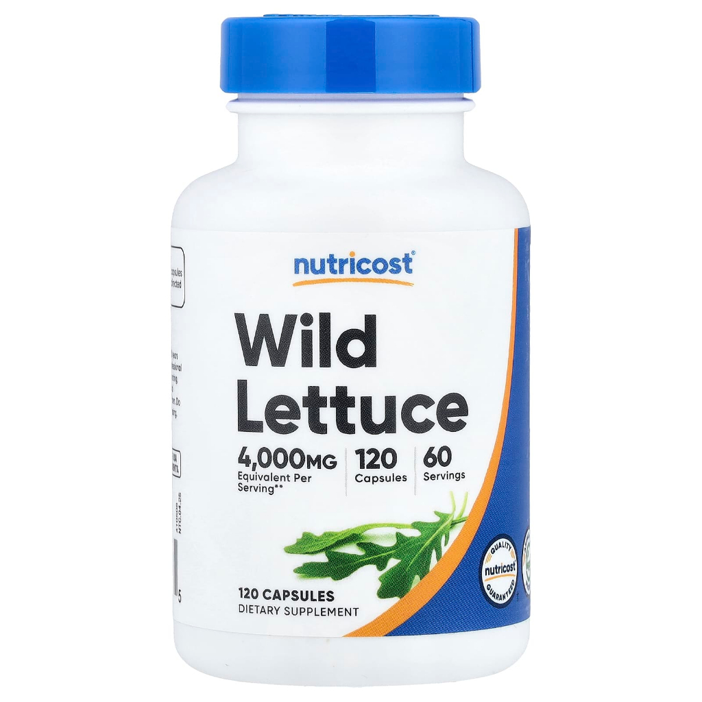Nutricost Wild Lettuce 120 Capsules 80 mg per Capsule