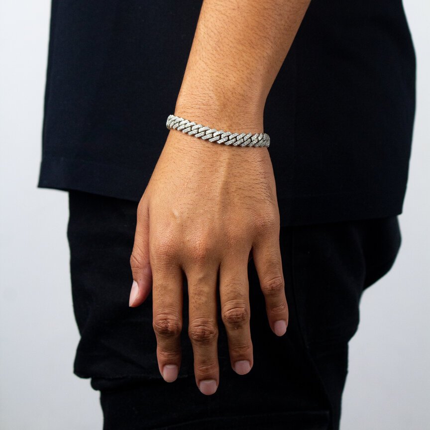 Mini Cuban Prong Bracelet