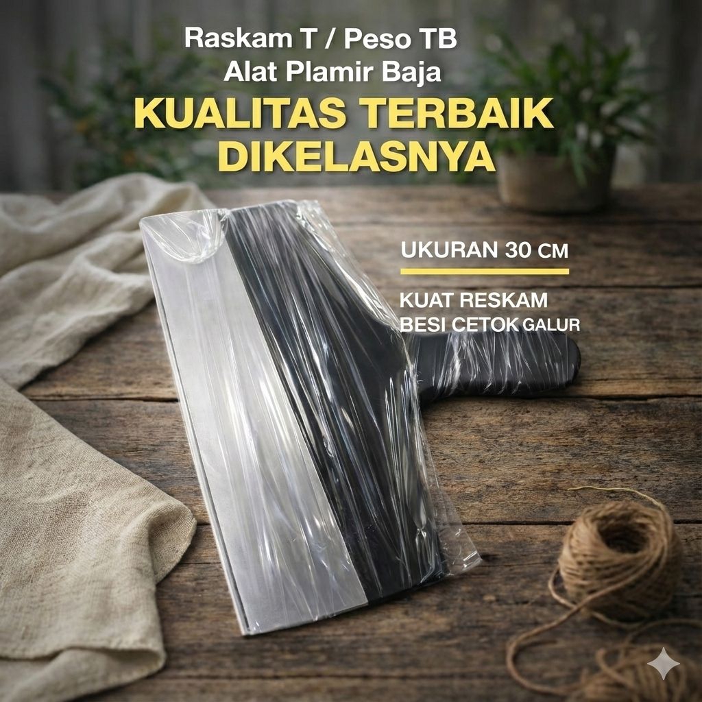 RASKAM ROSKAM PISAU SKIM T PLAMIR ACI KAPI BAJA LENTUR 0.5MILI