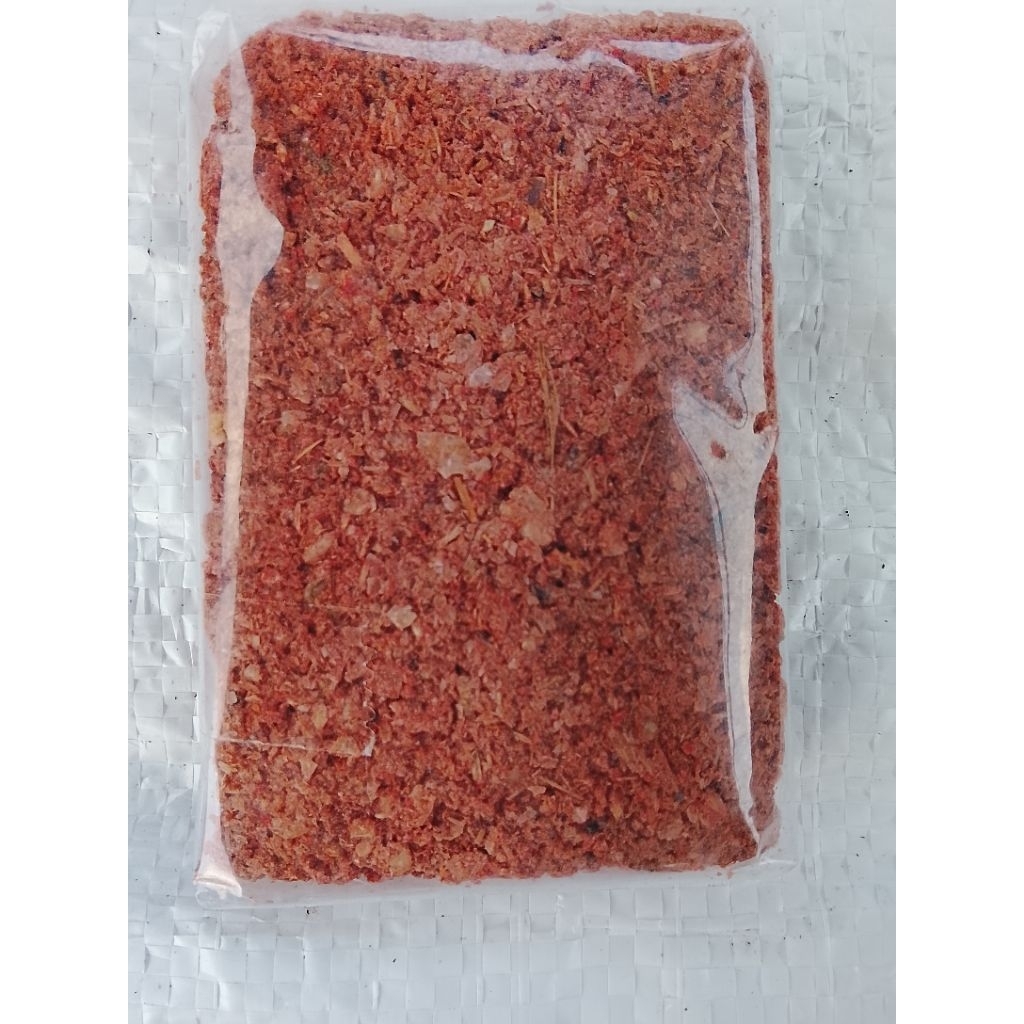 terasi udang khas lombok sudah dioven