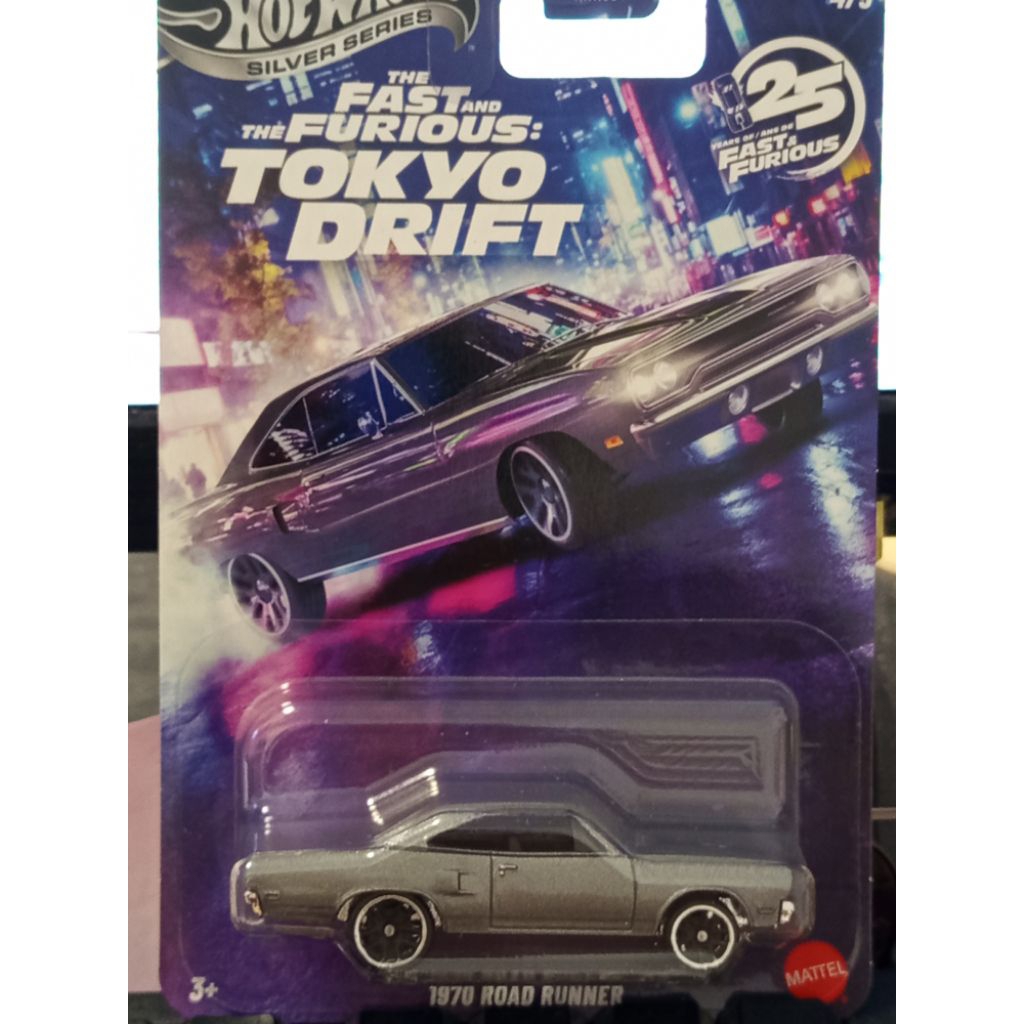Hotwheels 1970 Road Runner Fast Furious Tokyo Drift