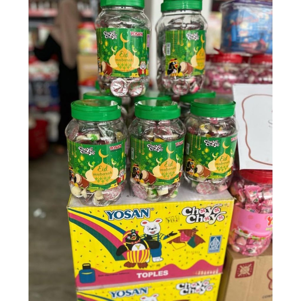 YOSAN Coklat Ekonomis Choyo Choyo Toples Chocolate Rainbow 400 Gr