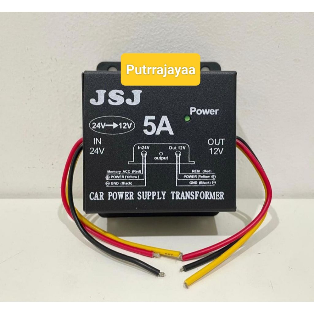 Step Down 5 Amper DC 24 Volt to 12 Volt ORI / Step Down 5A DC 24V ke 12V