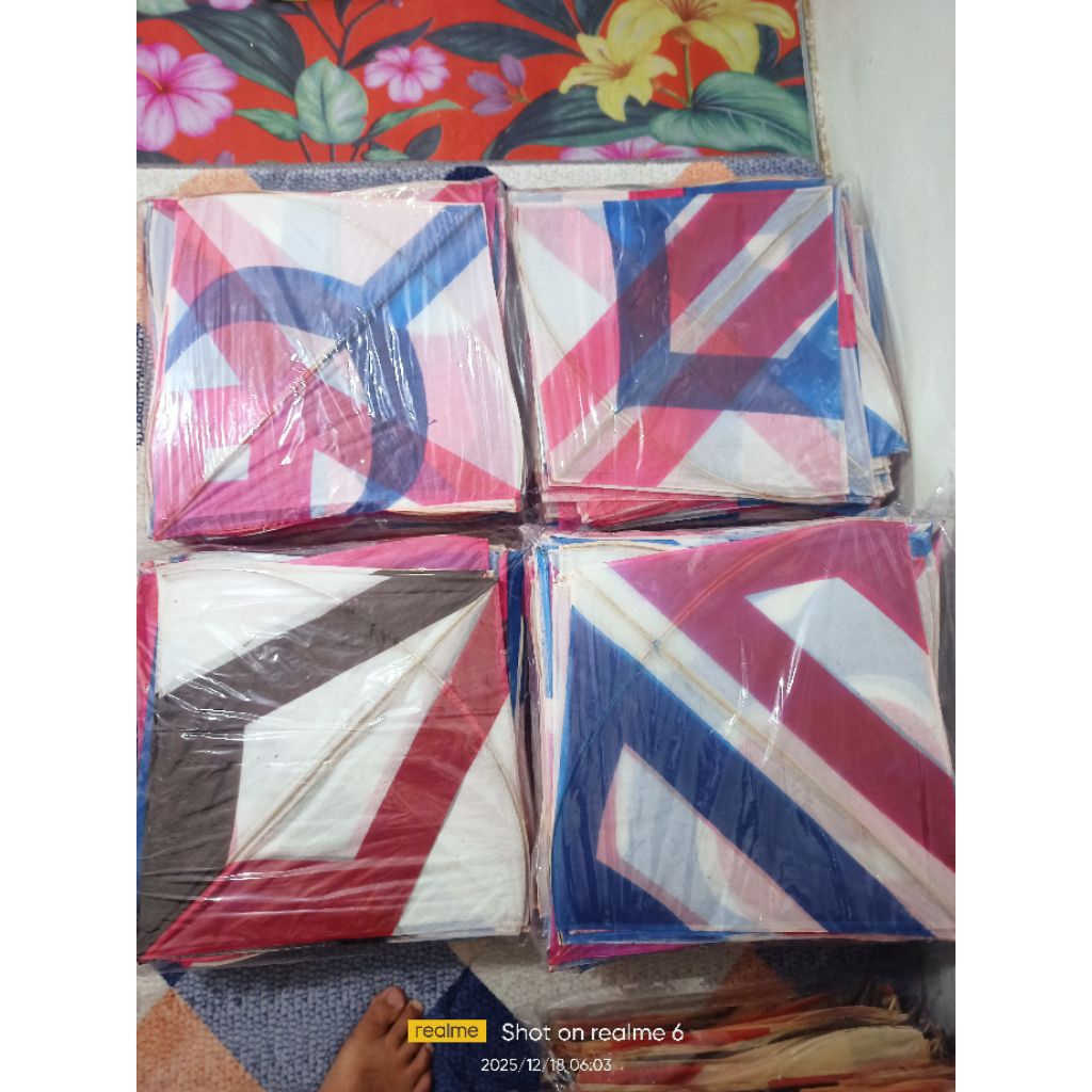 layangan seot kertas putih arku rapih isi 50pcs