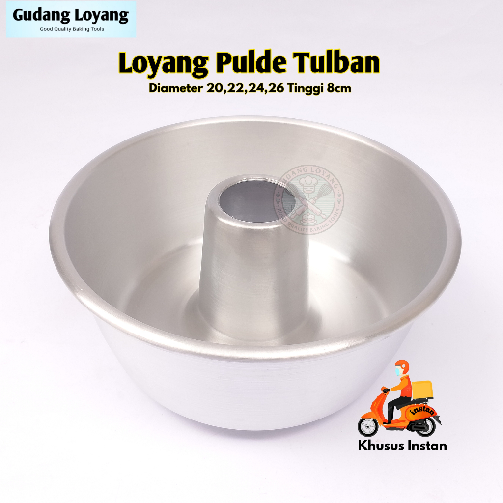 Satuan Loyang Tulban Pulde Tebal Loyang Bolu Cake Loyang Bolu Marmer
