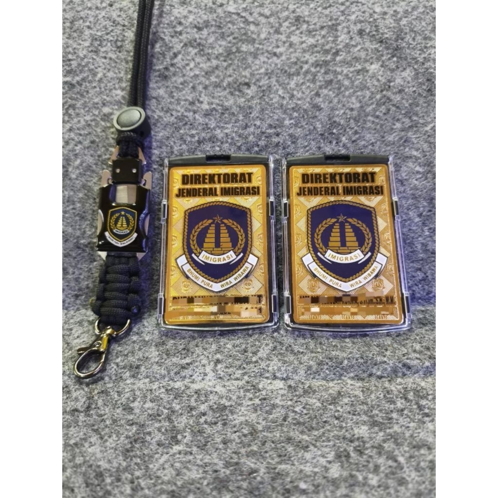 CUSTOM PLAT ID LOGO IMIGRASI