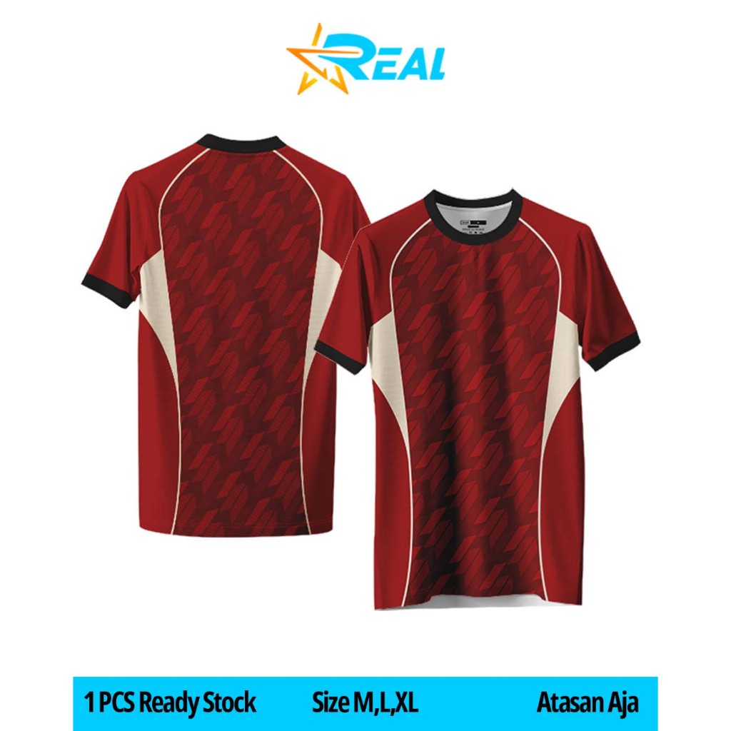 JERSEY SATUAN WARNA MERAH MAROON