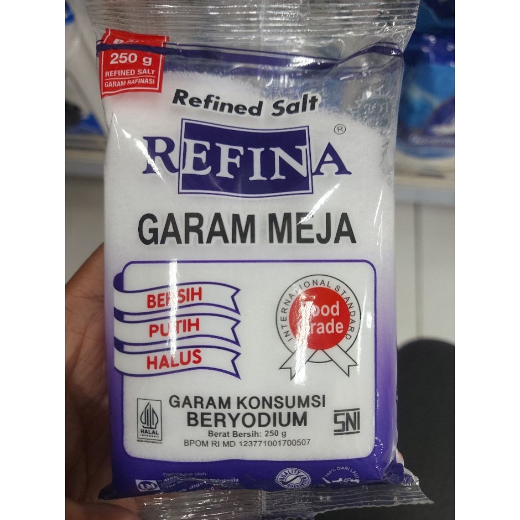 GARAM MEJA REFINA 250gram