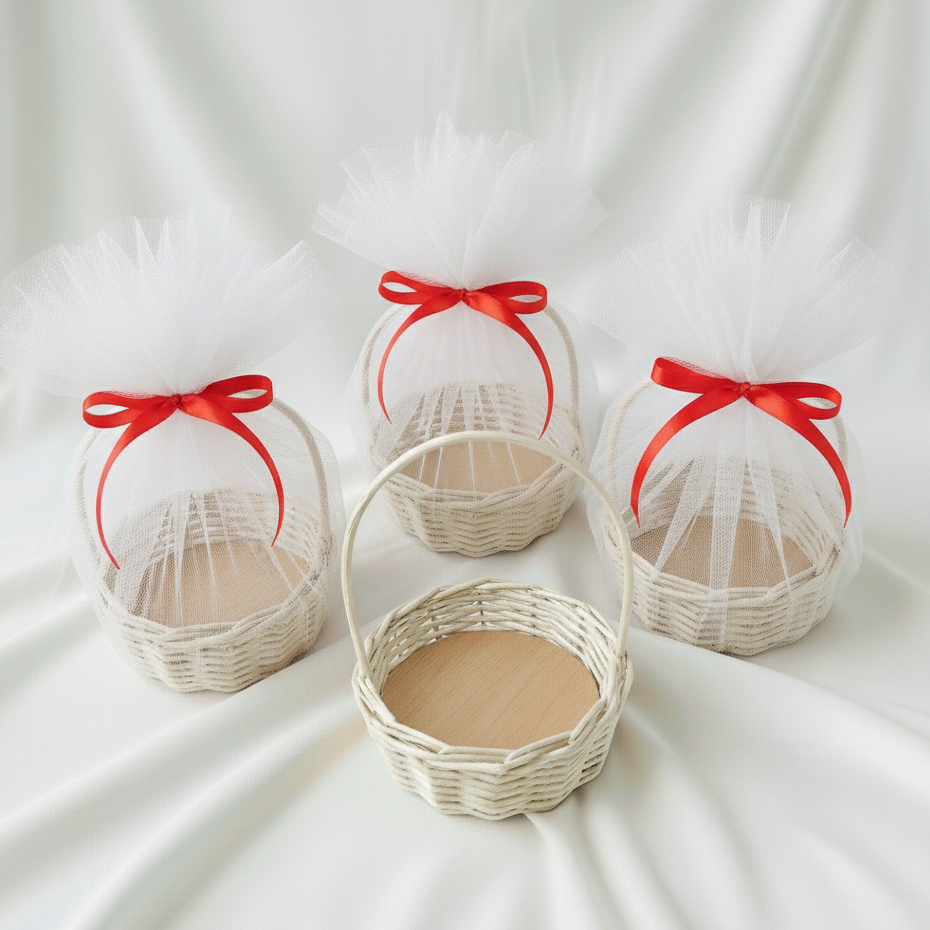 Keranjang Rotan Bulat Parcel Hampers Keranjang Rotan Bulat Murah