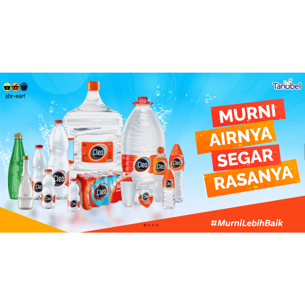 CLEO AIR MINERAL MURNI BOTOL