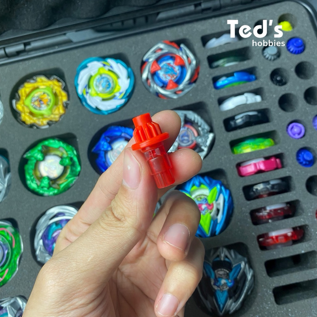 Beyblade X Bit Point Clear Red Limited Edition Sealed with Beycode Japan