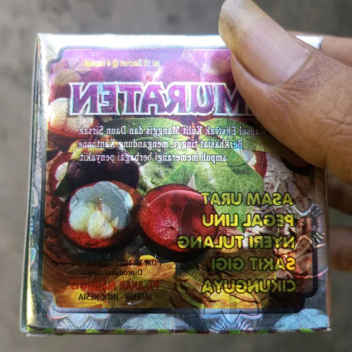 SS Samurateng AsamUrat Nyeri Tulang 40 Kapsul - Baca aturan minum nya membaca pada bentuk kotaknya