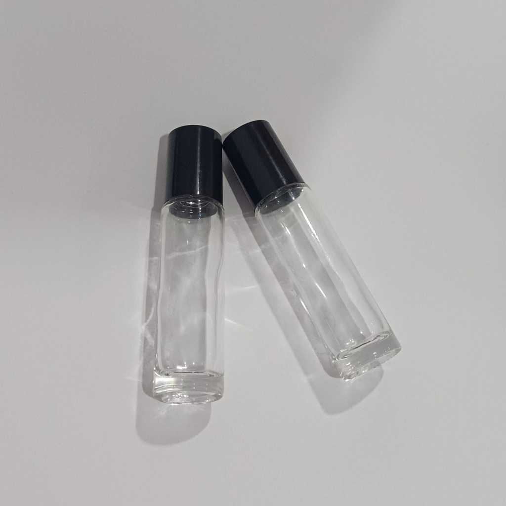 Botol Roll On 10ml Glossy Tutup Hitam | Botol Roll On Glossy | Botol Roll On Glossy Tutup Hitam | Bo
