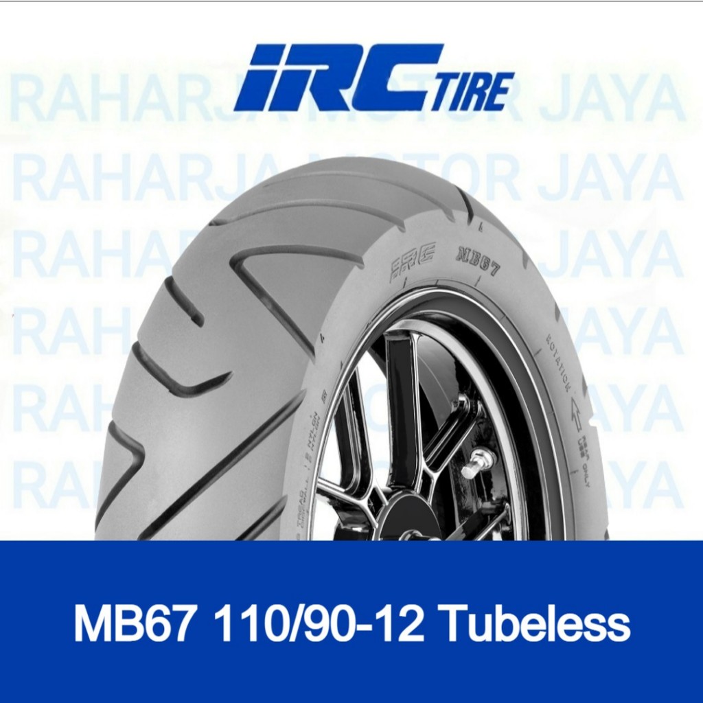 BAN MOTOR IRC TUBELESS HONDA SCOOPY Ring 12