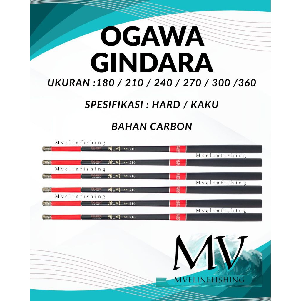 TEGEK  OGAWA GINDARA CARBON 180 210 240 270 300 360