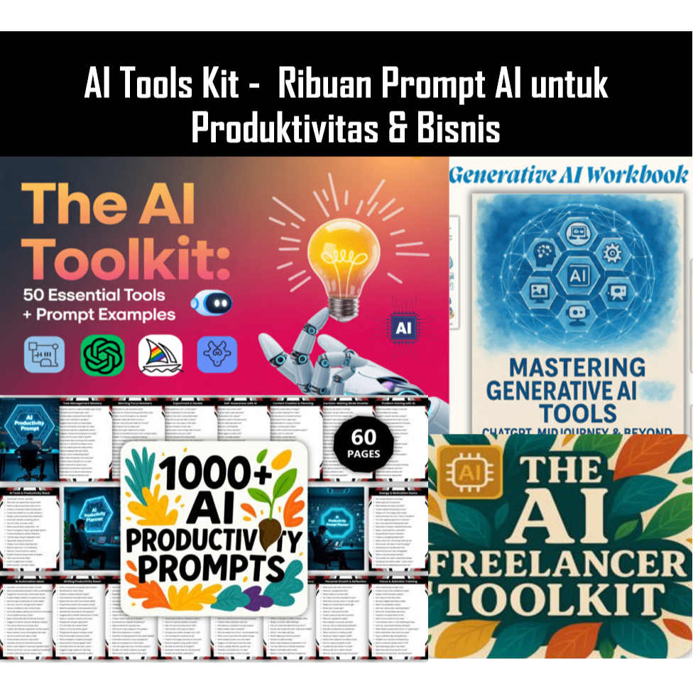 AI Tools Kit -  Ribuan Prompt AI untuk Produktivitas & Bisnis