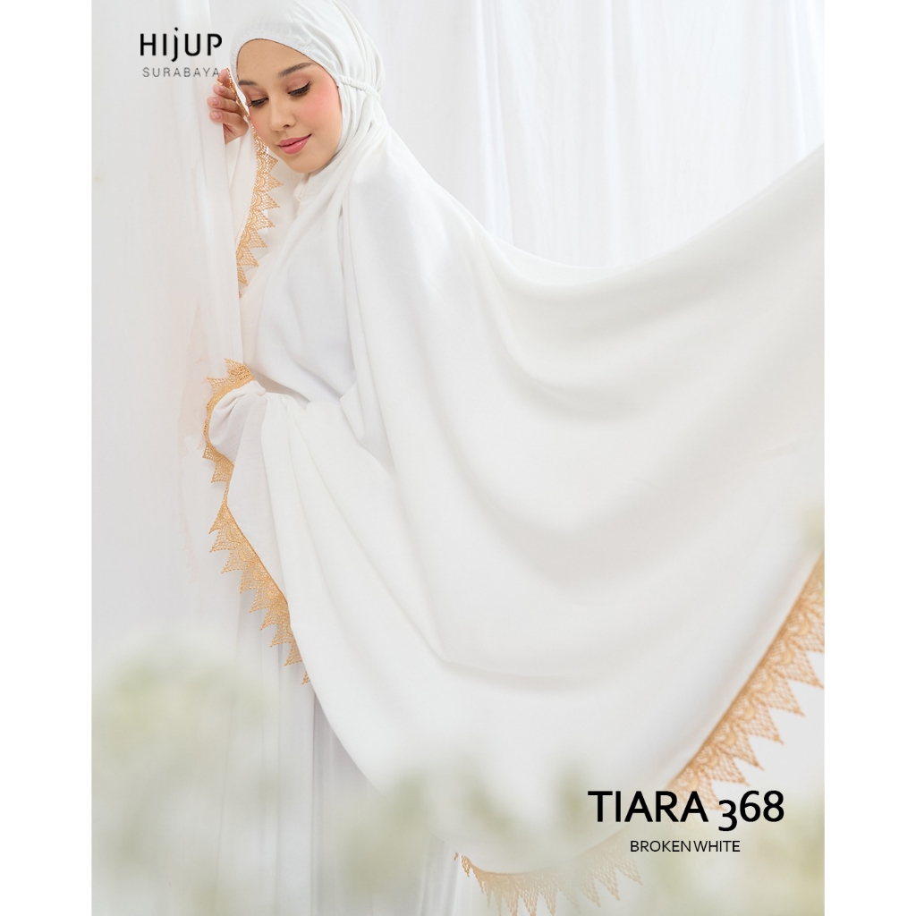 TATUIS Mukena Wanita Polos Renda Emas Katun Basic Tiara 368 Prayer Set Dewasa