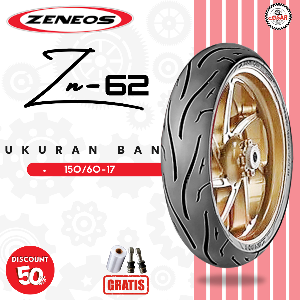 Ban Motor Sport - Supermoto ZENEOS ZN62 150/60 Ring 17 Tubeless
