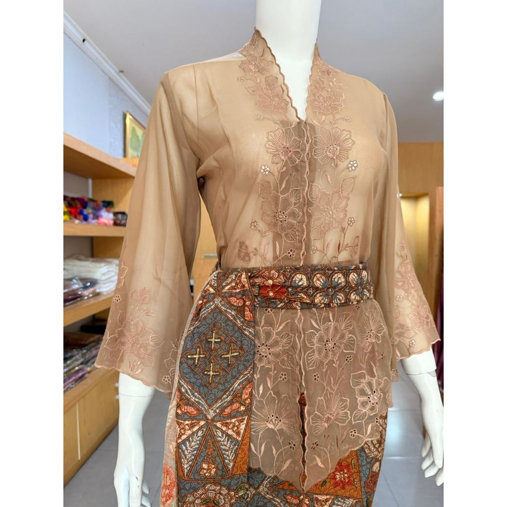 kebaya bordir sifon