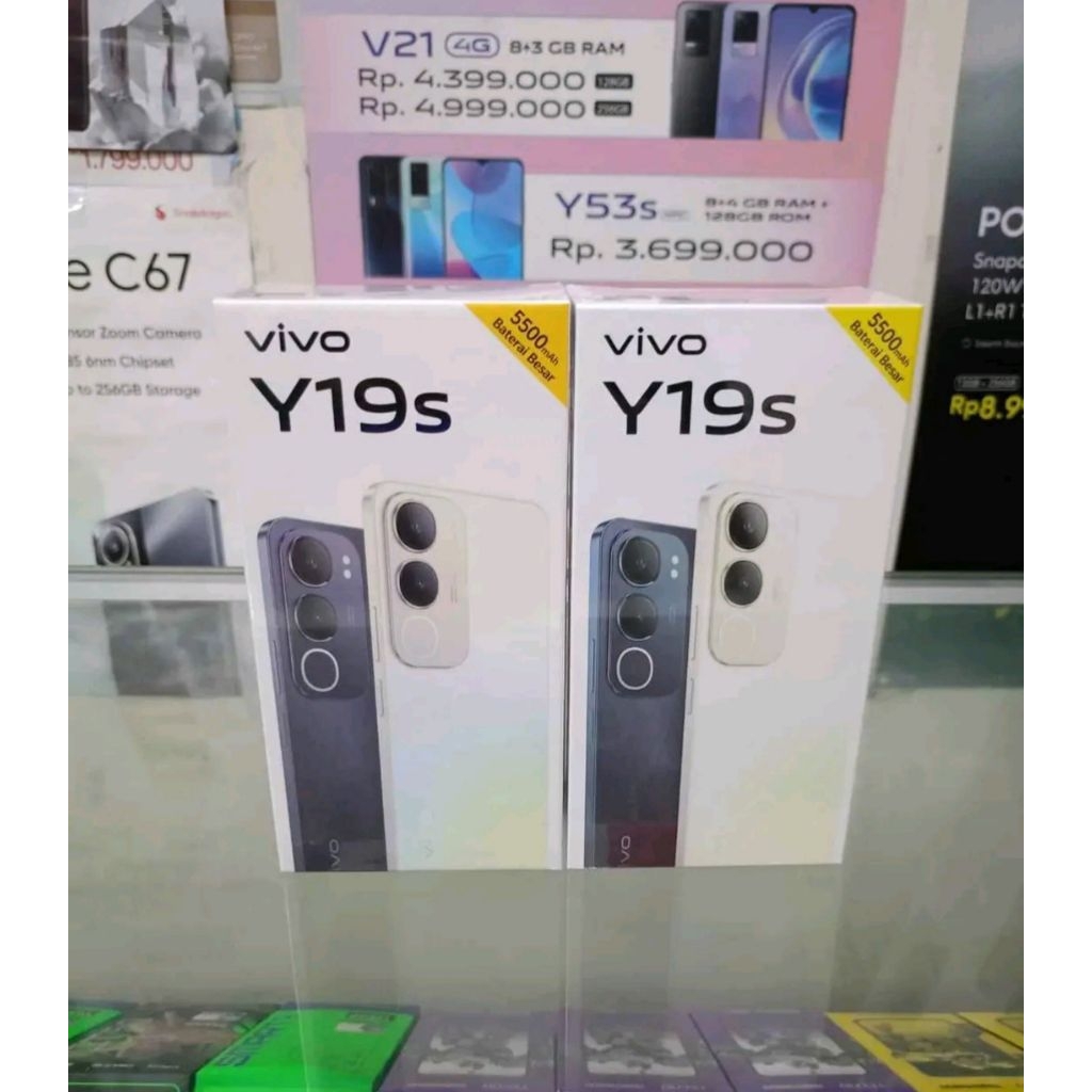 Vivo Y19S ram 6/128 baru resmi