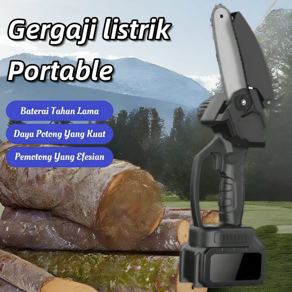 Chainsaw mini 6 Inch Chainsaw Cordless 6 Inch Chainsaw Cordless Chainsaw Gergaji