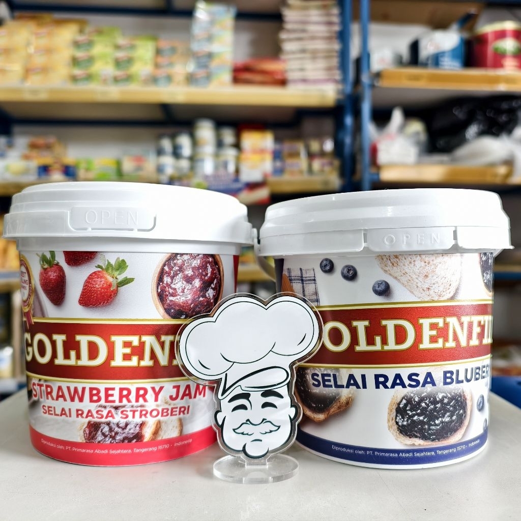Goldenfil Strawberry Jam /  Goldenfil Blueberry Jam 1Kg / Selai Goldenfil Strawberry / Selai Goldenf