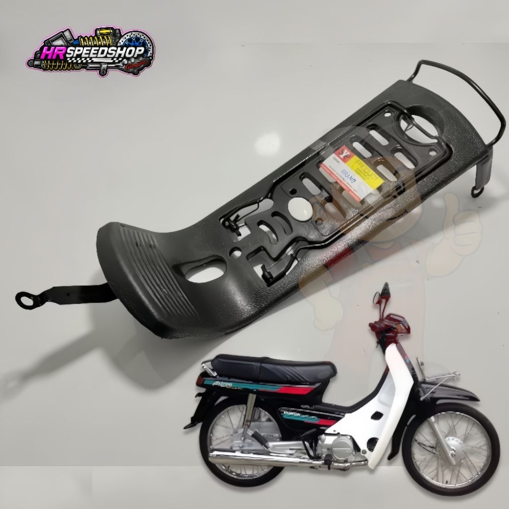 Keranjang Tengah Grand Bagasi Astrea Hitam ABS Besi