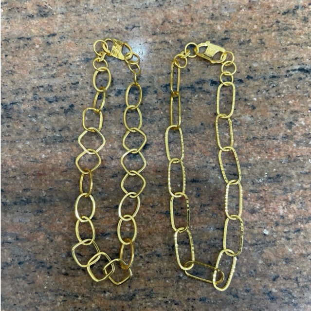 Gelang Mocca Oval Variasi Ringan Emas Asli Kadar Emas Asli Kadar 700 16K