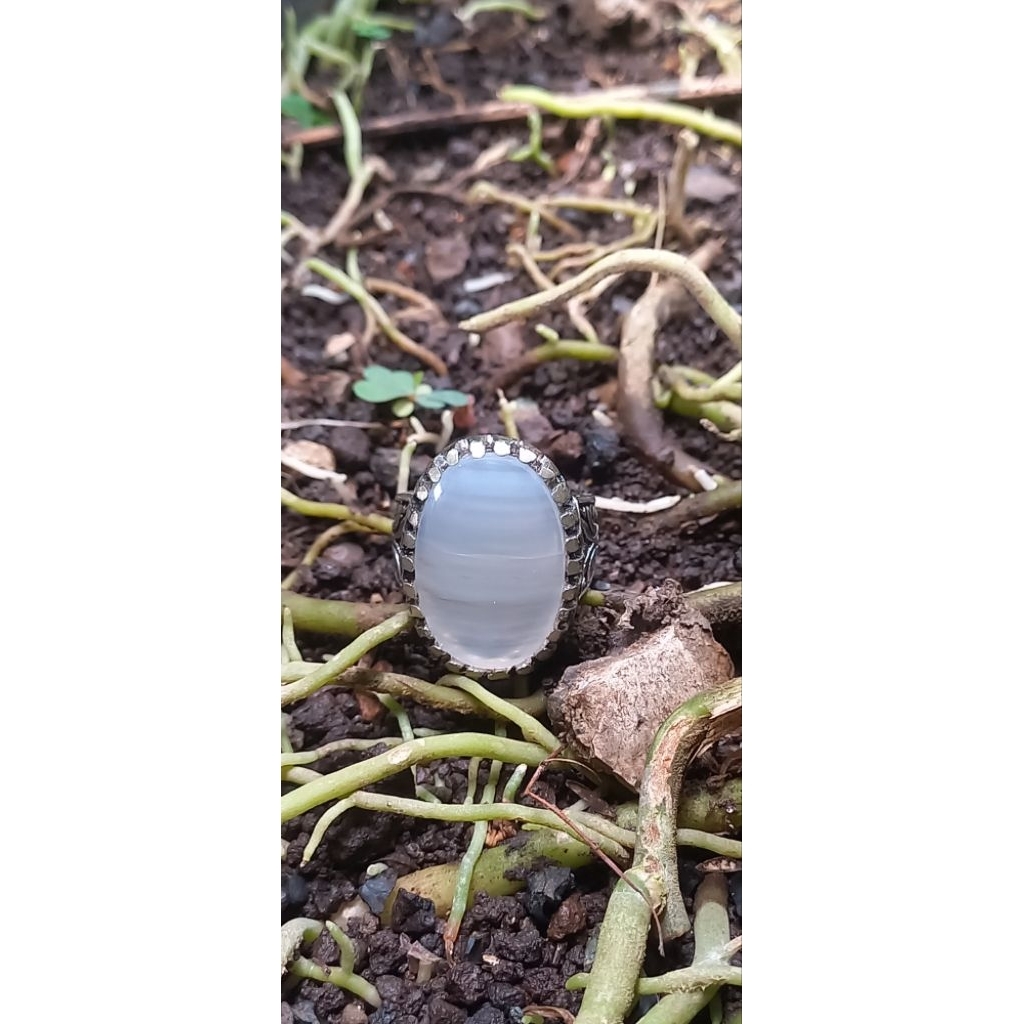 Cincin natural batu junder iris