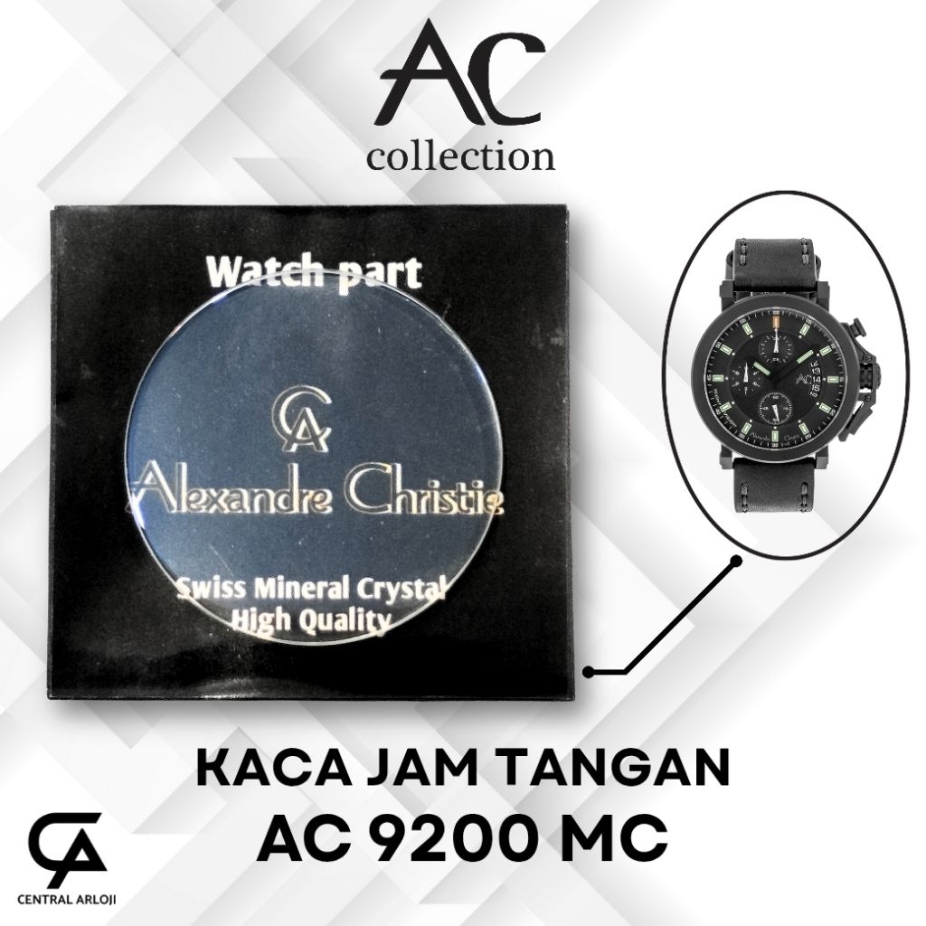 Kaca Jam Tangan Alexandre Christie Collection AC 9200 MC