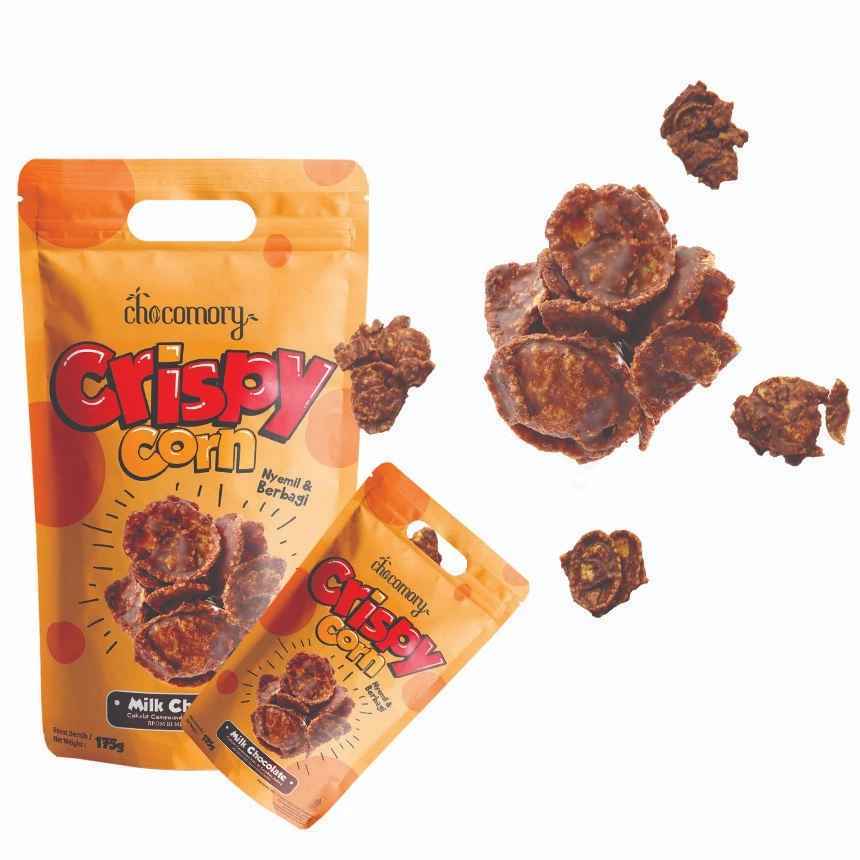 CHOCOMORY - CRISPY CORN MILK CHOCOLATE OLEH OLEH BANDUNG