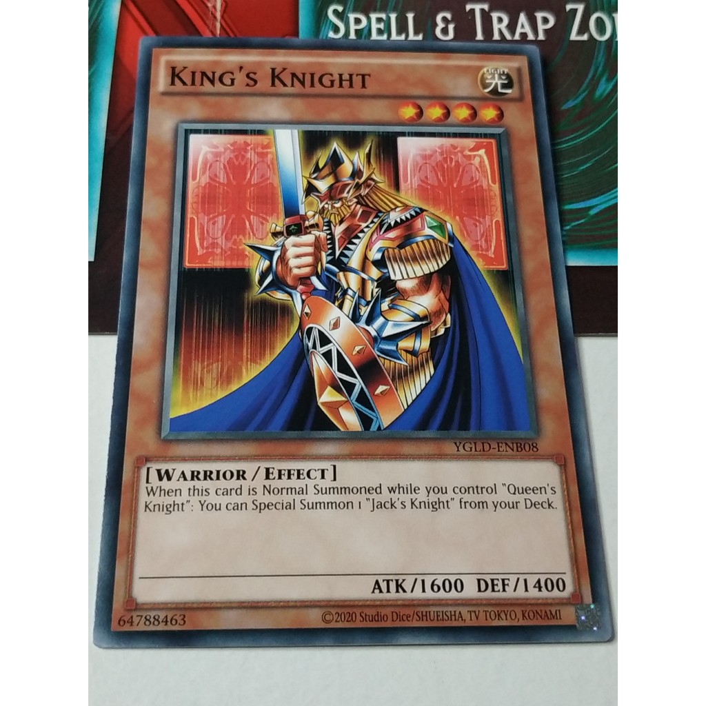 King's Knight (YGLD-ENB08) - Common - Monster Card - YuGiOh Trading Card Game ORIGINAL