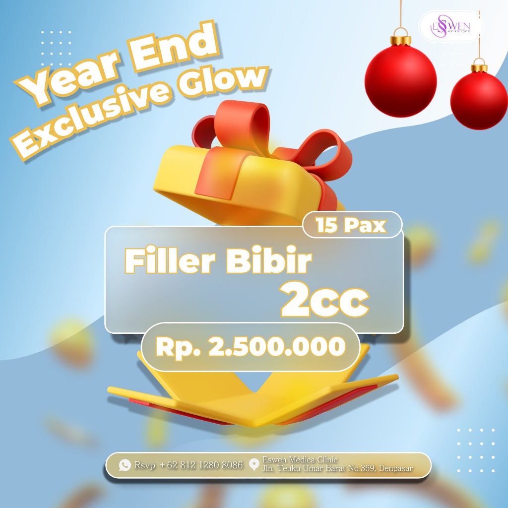 Voucher Treatment Filler Bibir 2cc Eswen Aesthetic