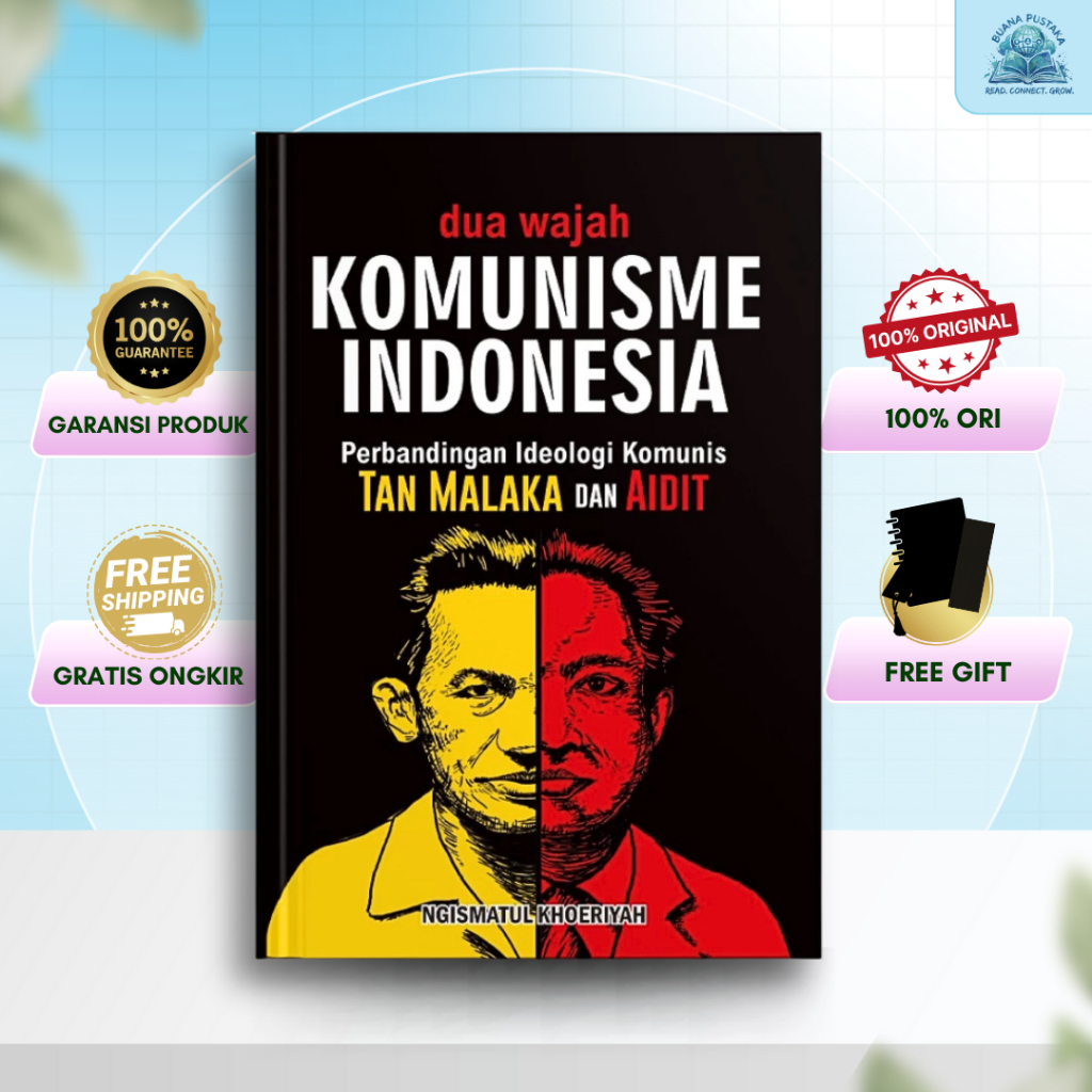 Buku Dua Wajah Komunisme Indonesia : Perbandingan Ideologi Komunis Tan Malaka dan Aidit - Narasi