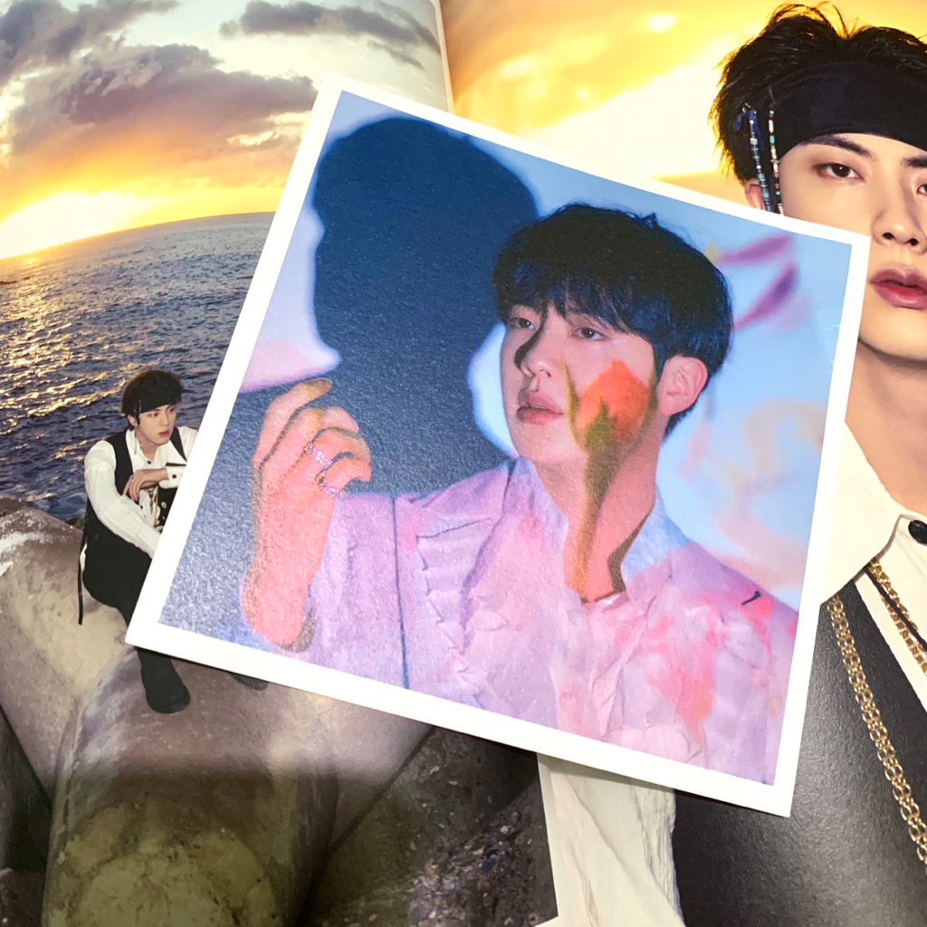 postcard bts seokjin jin photobook