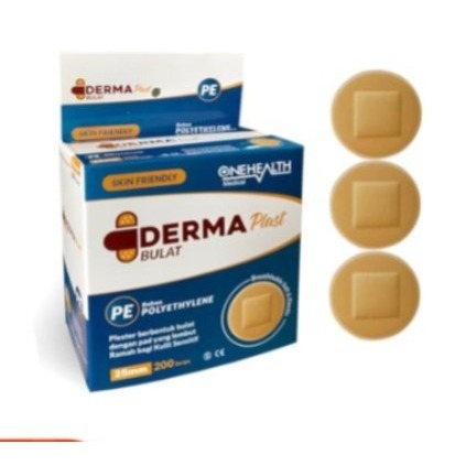 DERMAPLAST PLESTER BULAT COKLAT | PLESTER LUKA BULAT