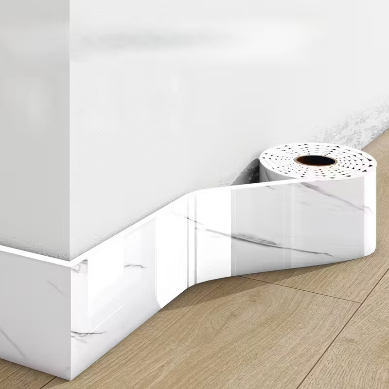 List Dinding Wallpaper PVC Premium 5 m x 10cm Wall Border Foam Stiker Tebal 2.3mm