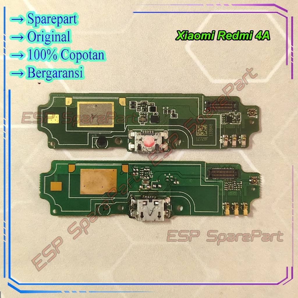Board Charger Xiaomi Redmi 4A Papan Konektor Cas / Casan Copotan