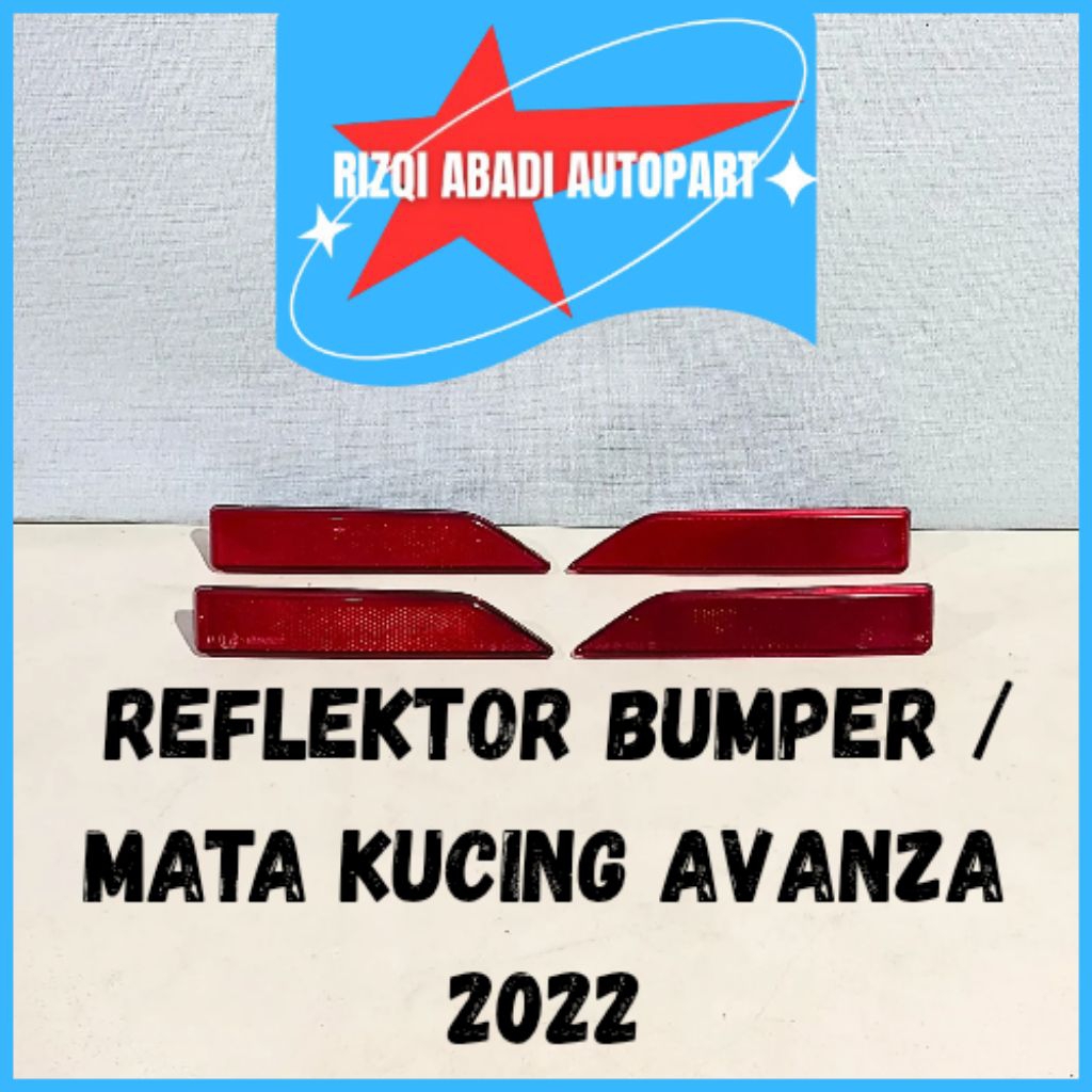 mata kucing atau reflektor bumper avanza 2020