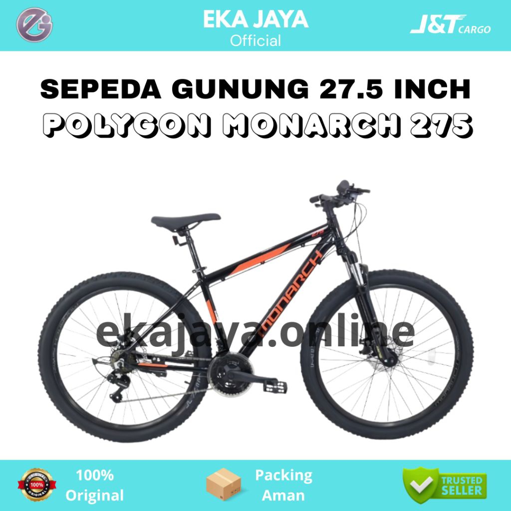 Sepeda Gunung MTB Alloy Ukuran 27.5 Inch POLYGON MONARCH 275