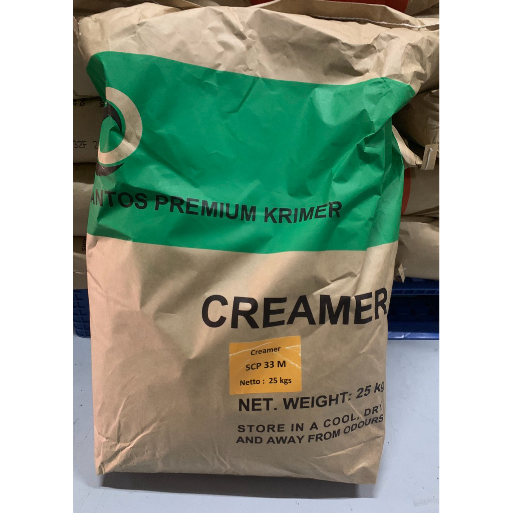Santos Premium Krimer Bubuk/Creamer Powder 1 sak 25kg SCP 33M - Krimer Nabati (Non-Dairy Creamer)