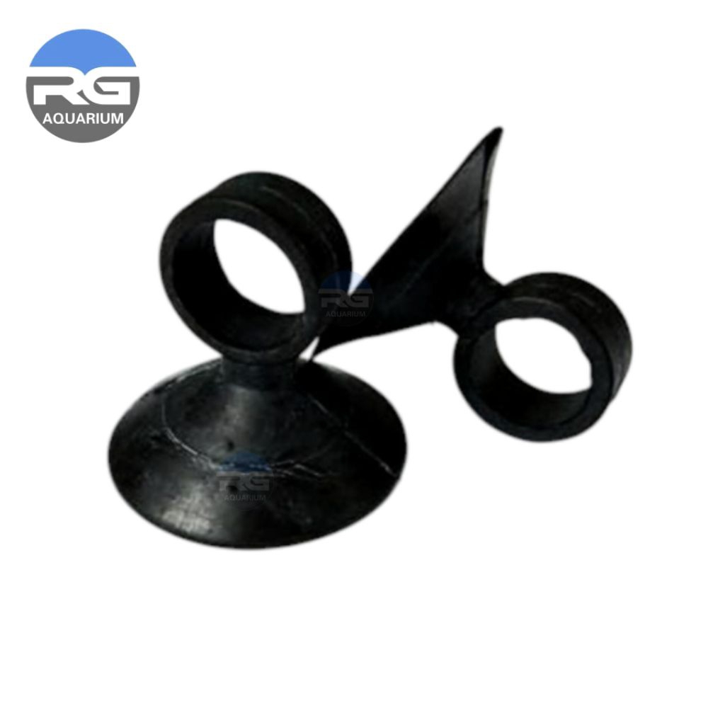 Dop karet cincin bulat untuk heater, lampu celup, pipa aquarium aquascape