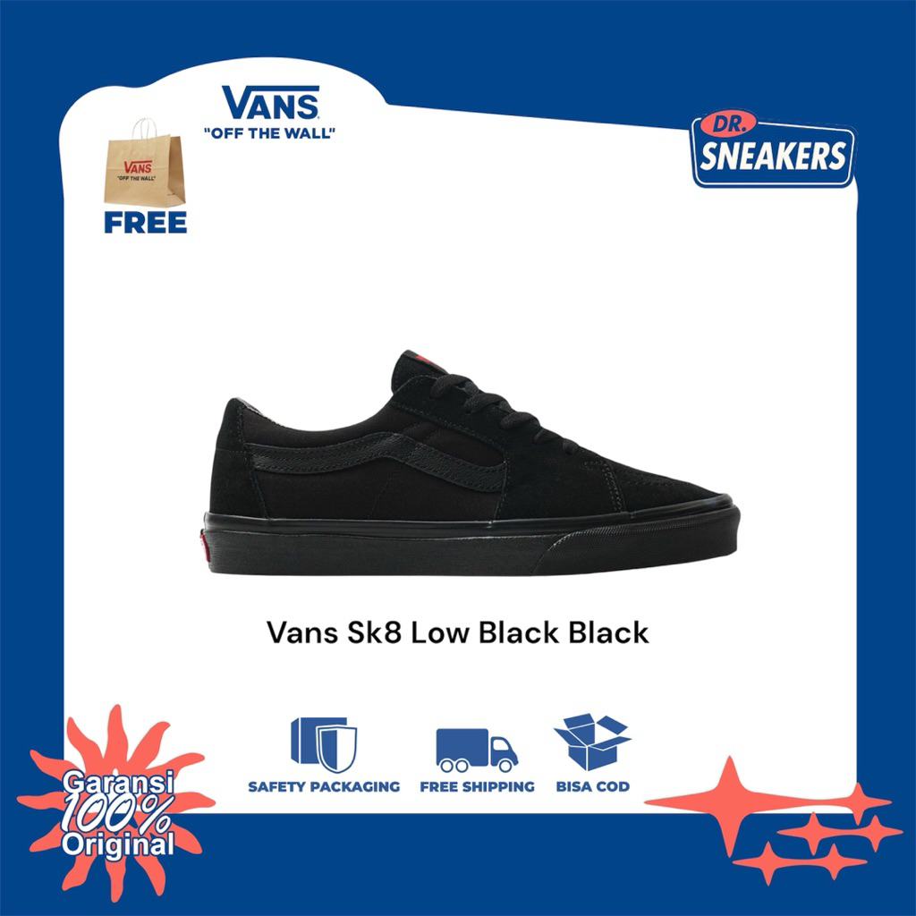 Vans Sk8 Low Black Black