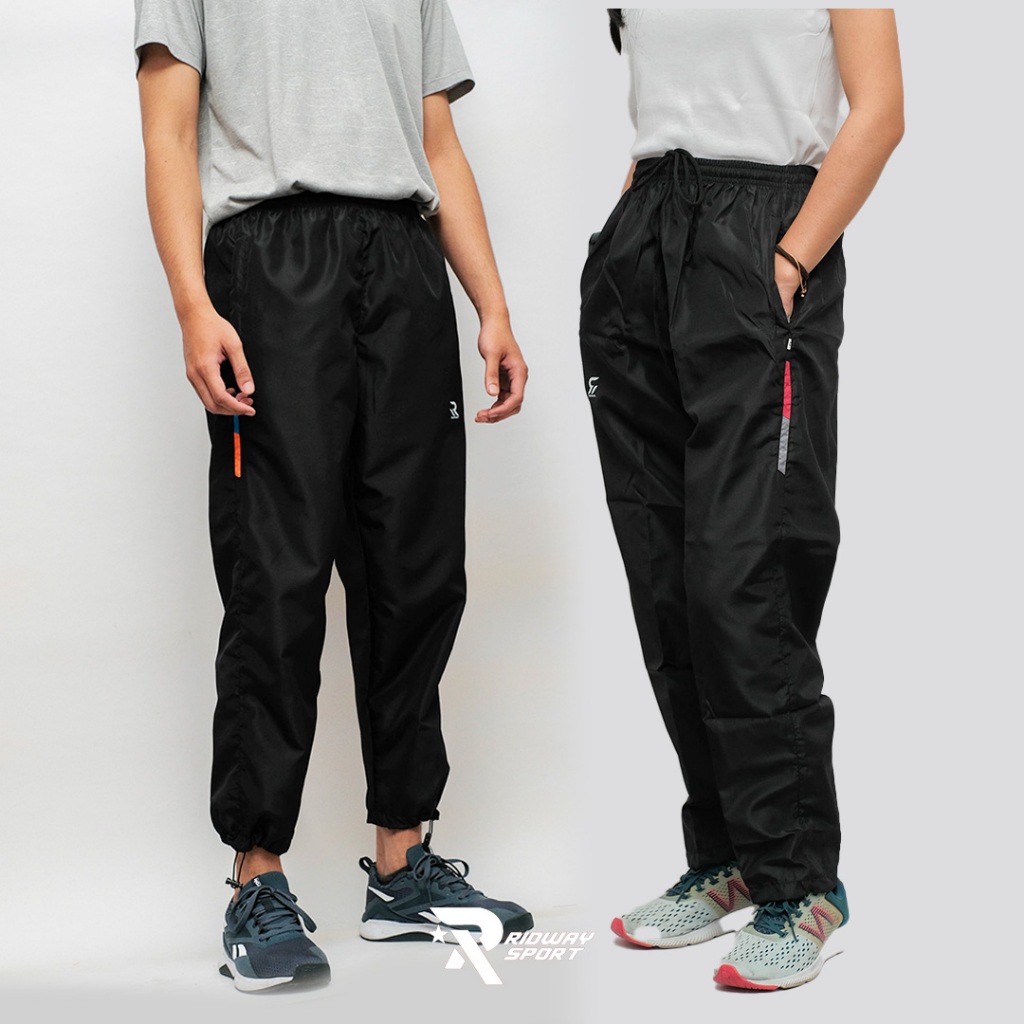 Celana Training Panjang Parasut Big Size Jumbo Unisex Pria Wanita