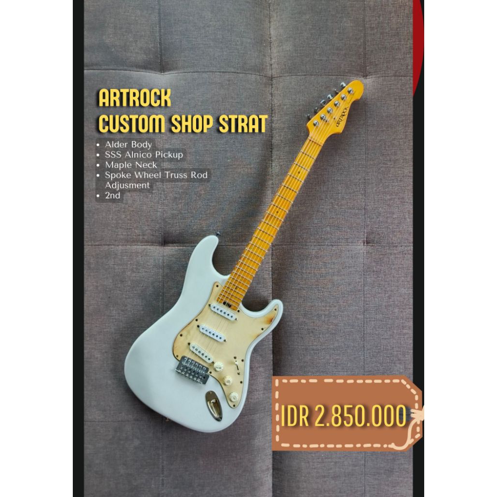 artrock custom shop stratocaster plus admin 10%