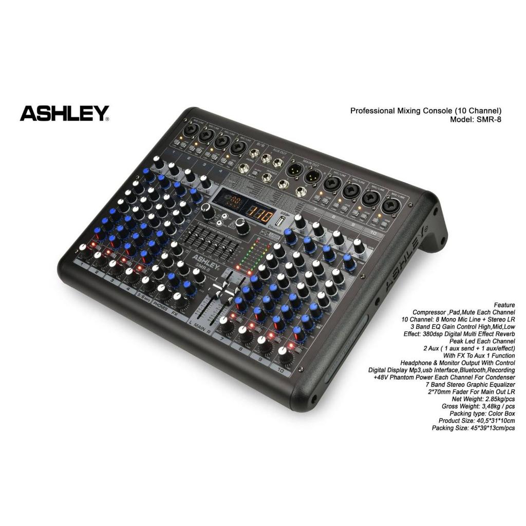 Mixer Audio Ashley SMR 8 / SMR8 Original 8 Channel