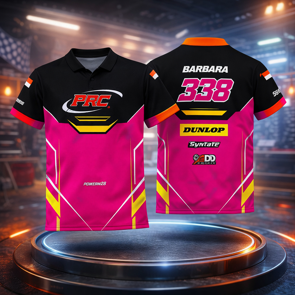 jersey pink custom racing