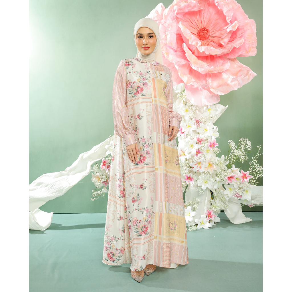 MUDA-BLOOME DRESS - PASTEL PINK